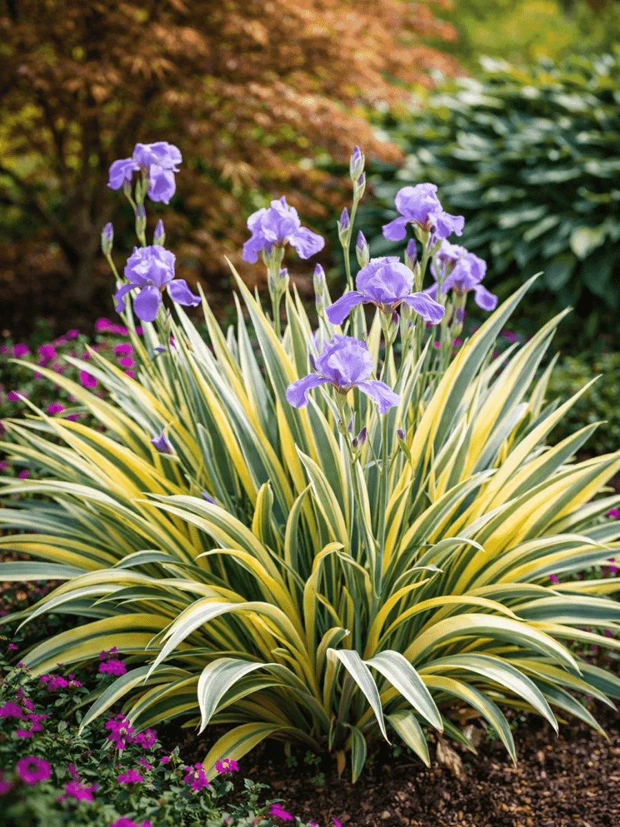 Ирис бледный Aureovariegata