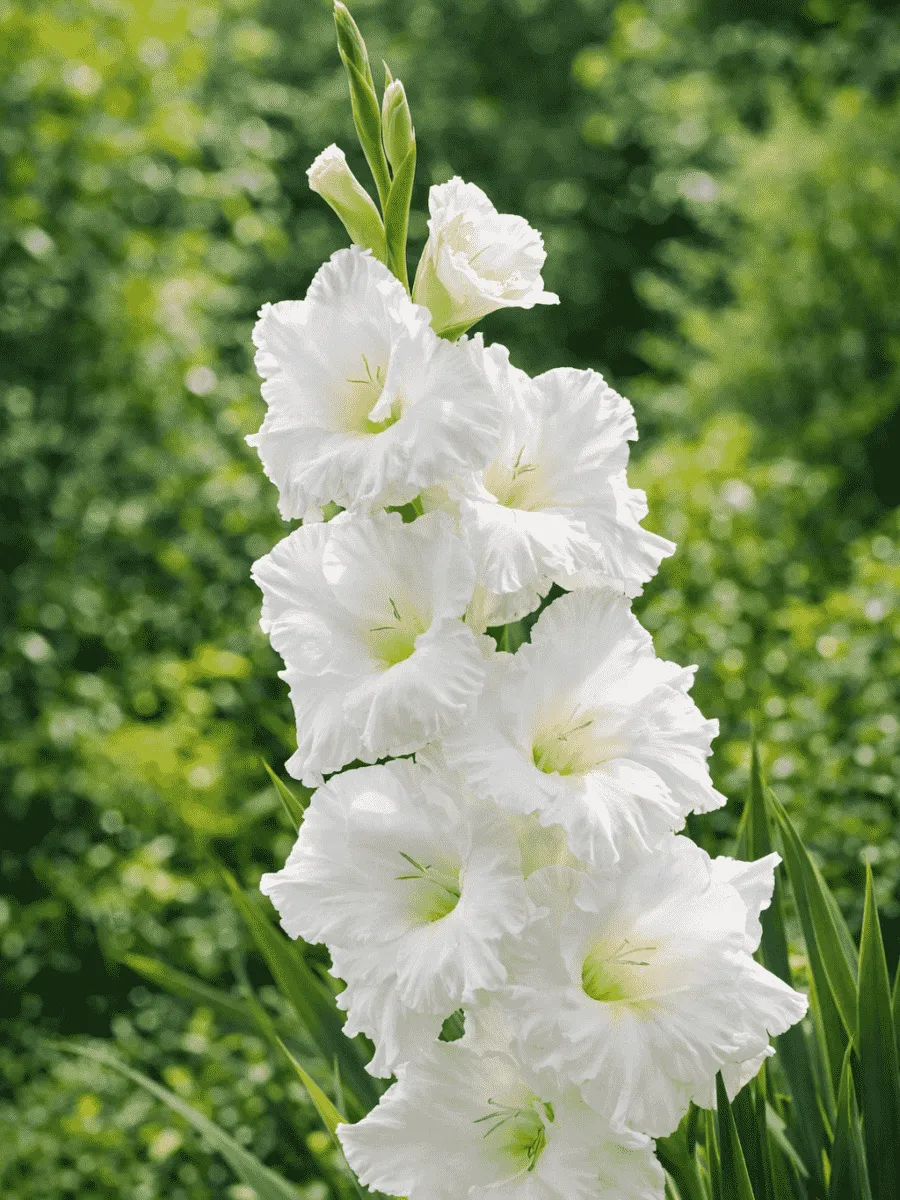 Гладиолус White Prosperity