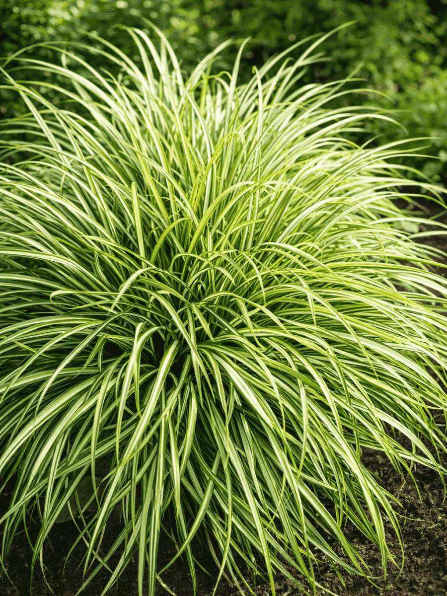 Осока птиценожковая Variegata