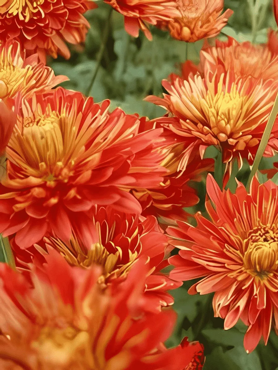 Хризантема гибридная Bronze Krone