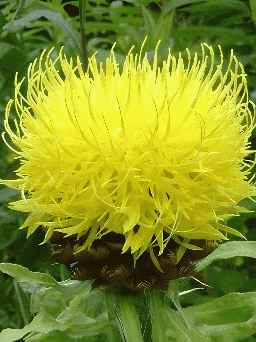 Василек крупноголовый Deep Yellow