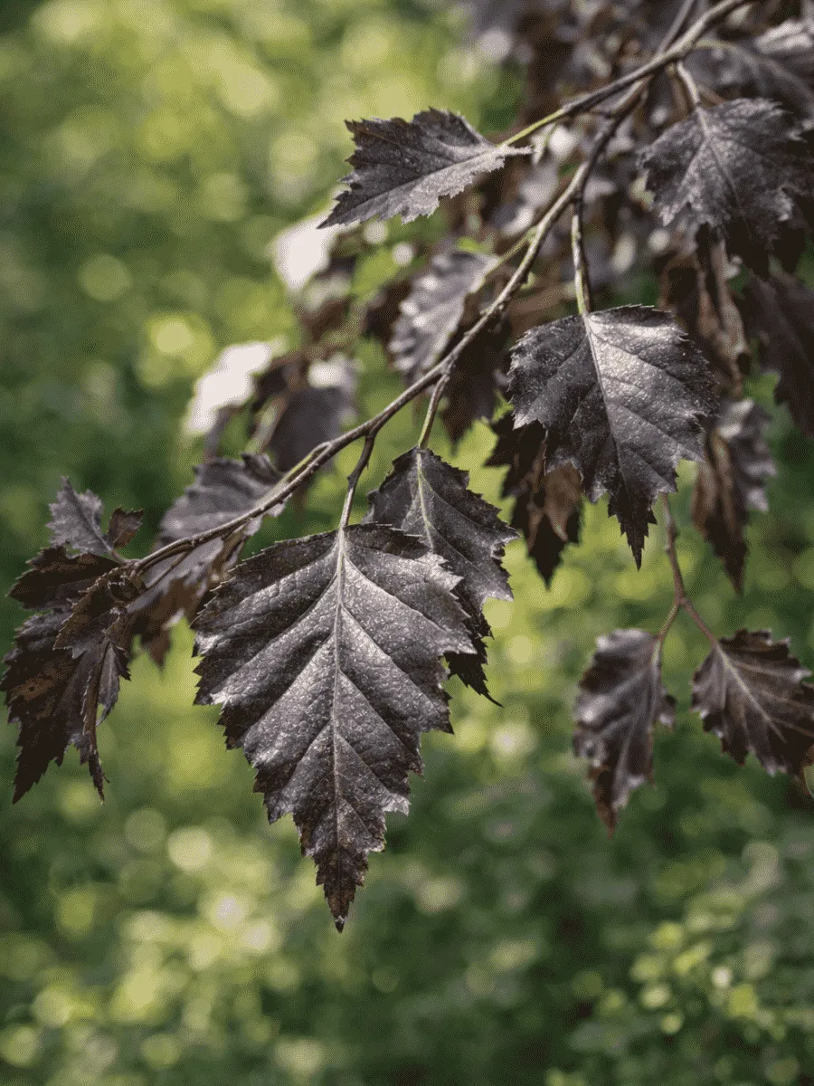 Береза повислая Purpurea