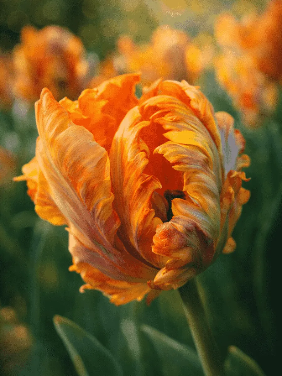 Тюльпан Orange Rococo