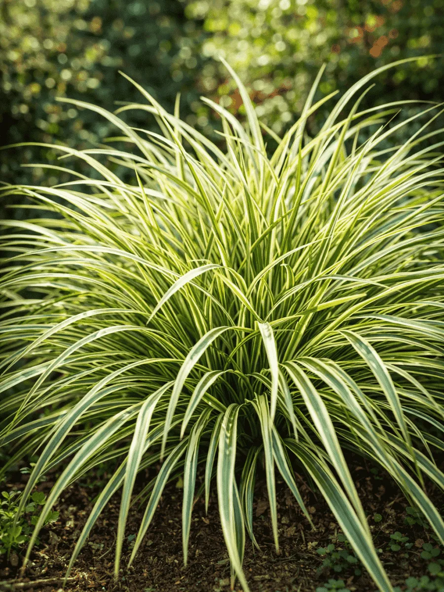 Осока Морроу Variegata