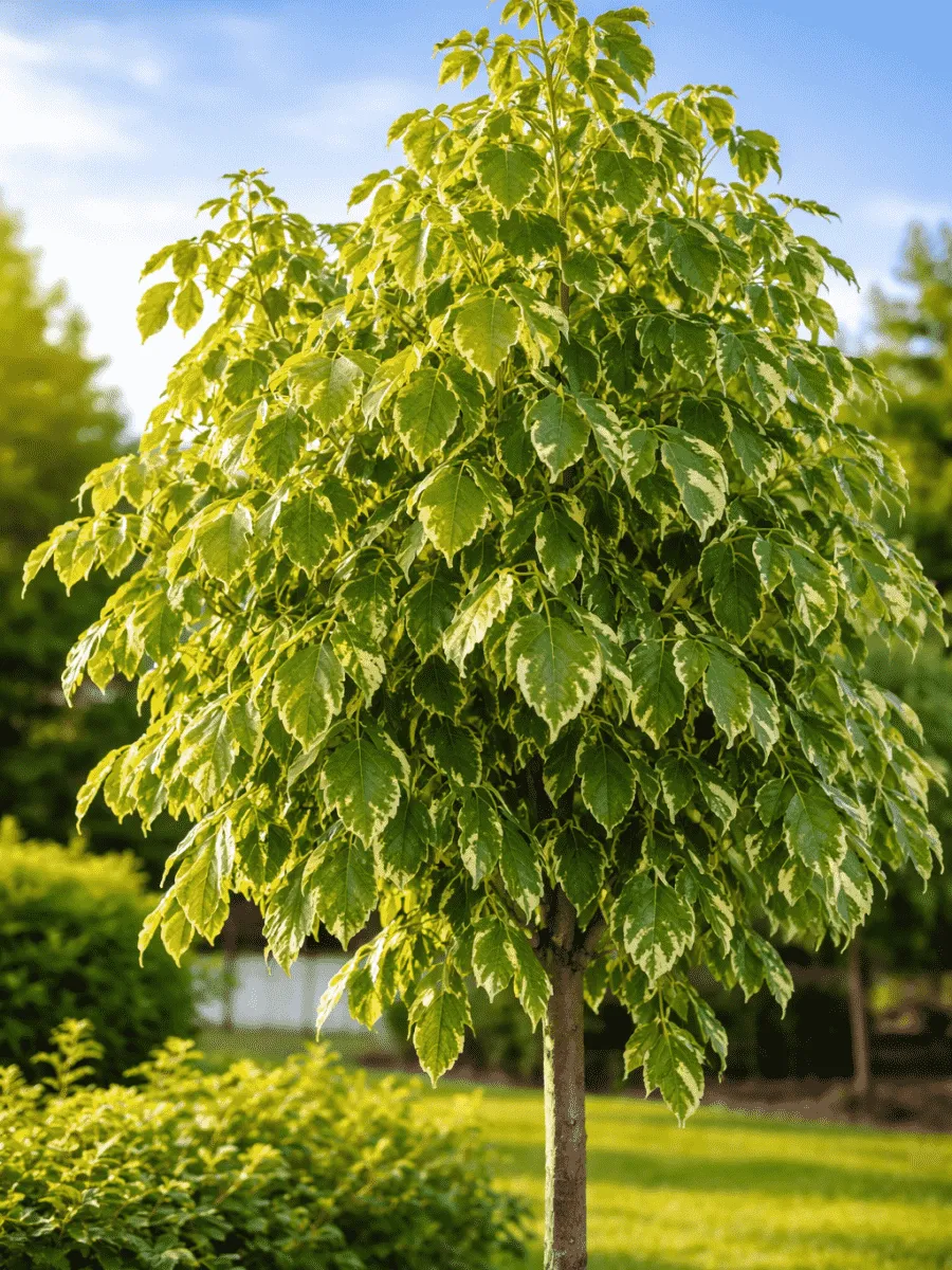 Клен ясенелистный Aureovariegata