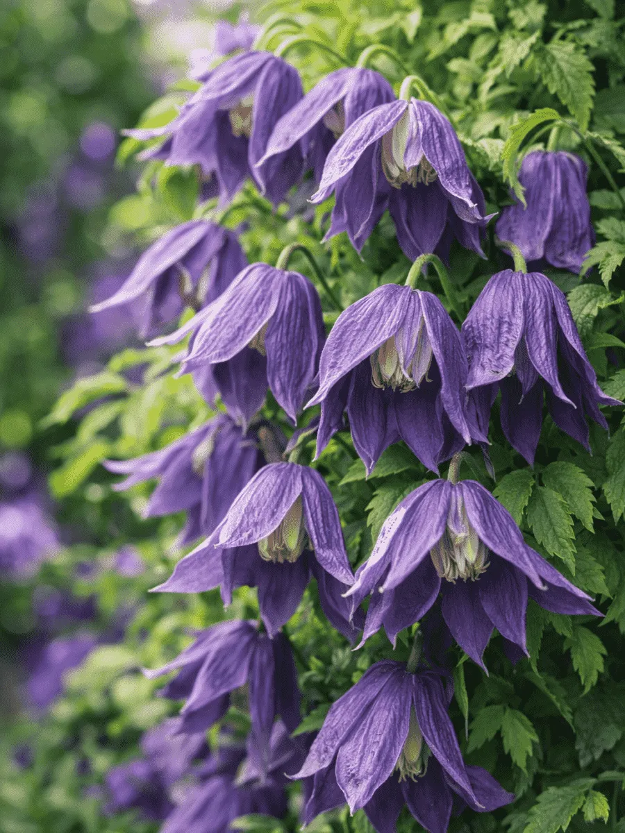 Клематис Violet Lampion (Orion)