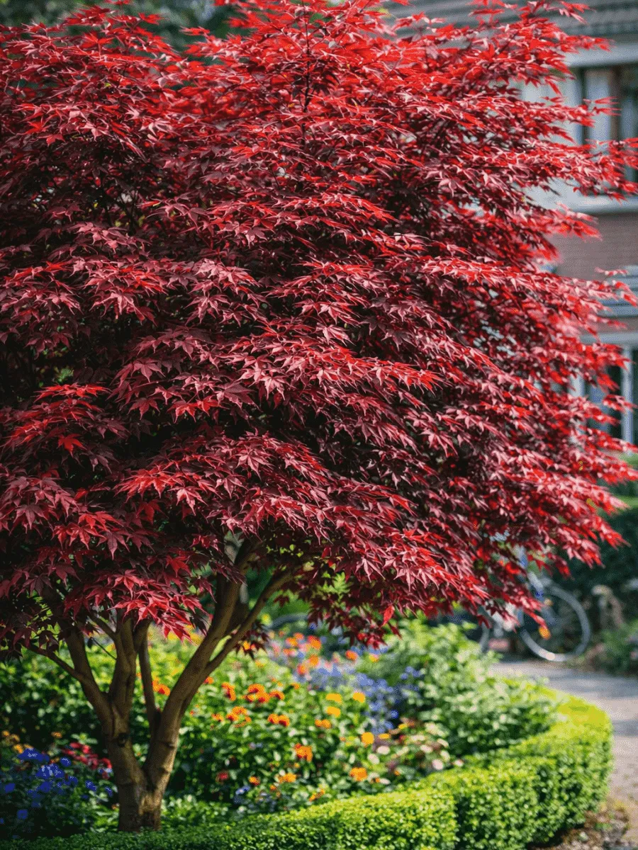 Клен веерный Atropurpureum
