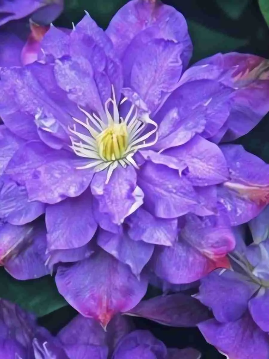 Клематис гибридный Blue Explosion