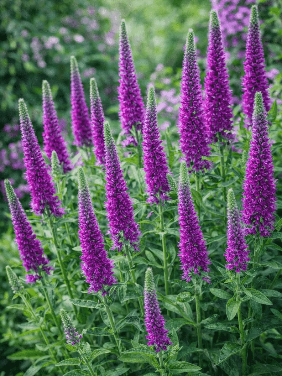 Вероника длиннолистная Purpleicious