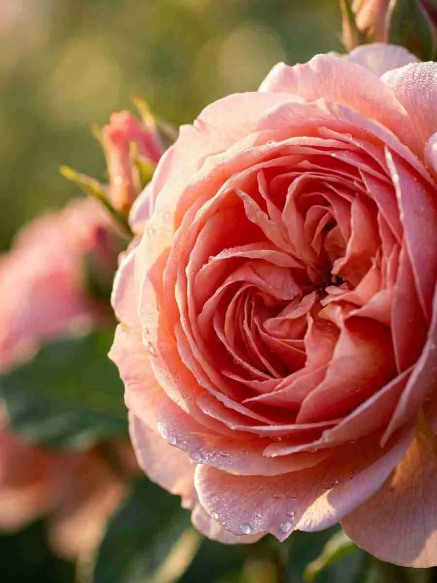 Роза Abraham Darby на штамбе 90см