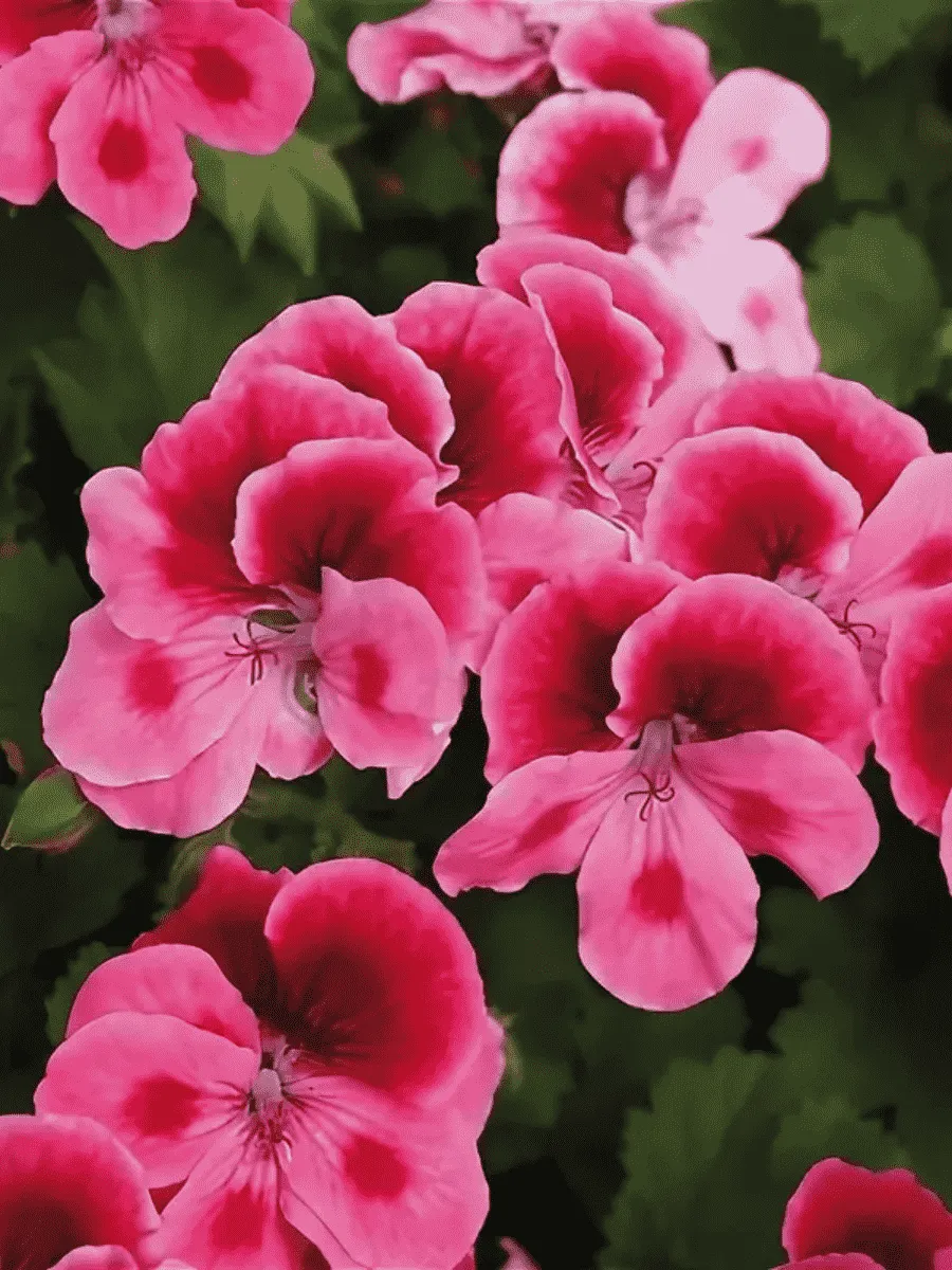 Пеларгония королевская Clarion Pink with eye Пеларгония королевская Clarion Pink with eye