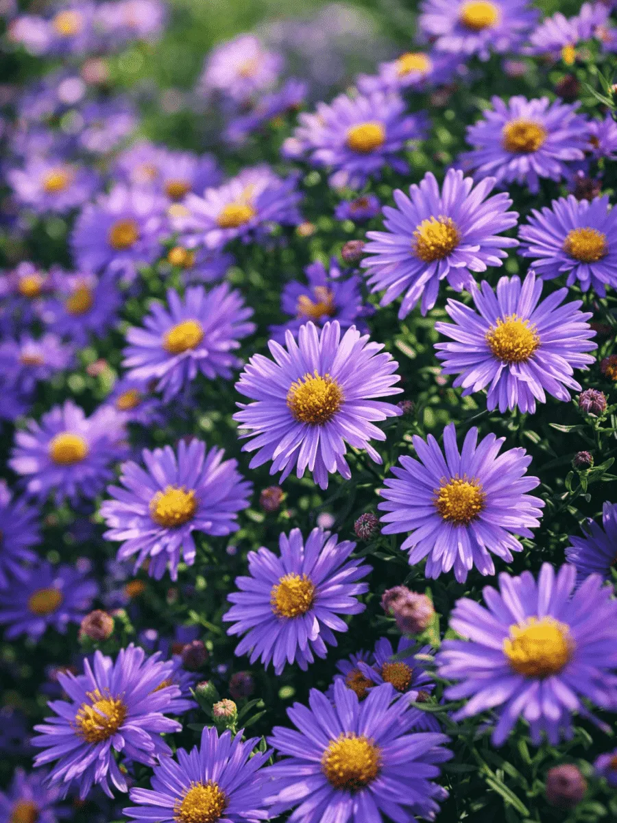 Астра кустарниковая Wood's Purple