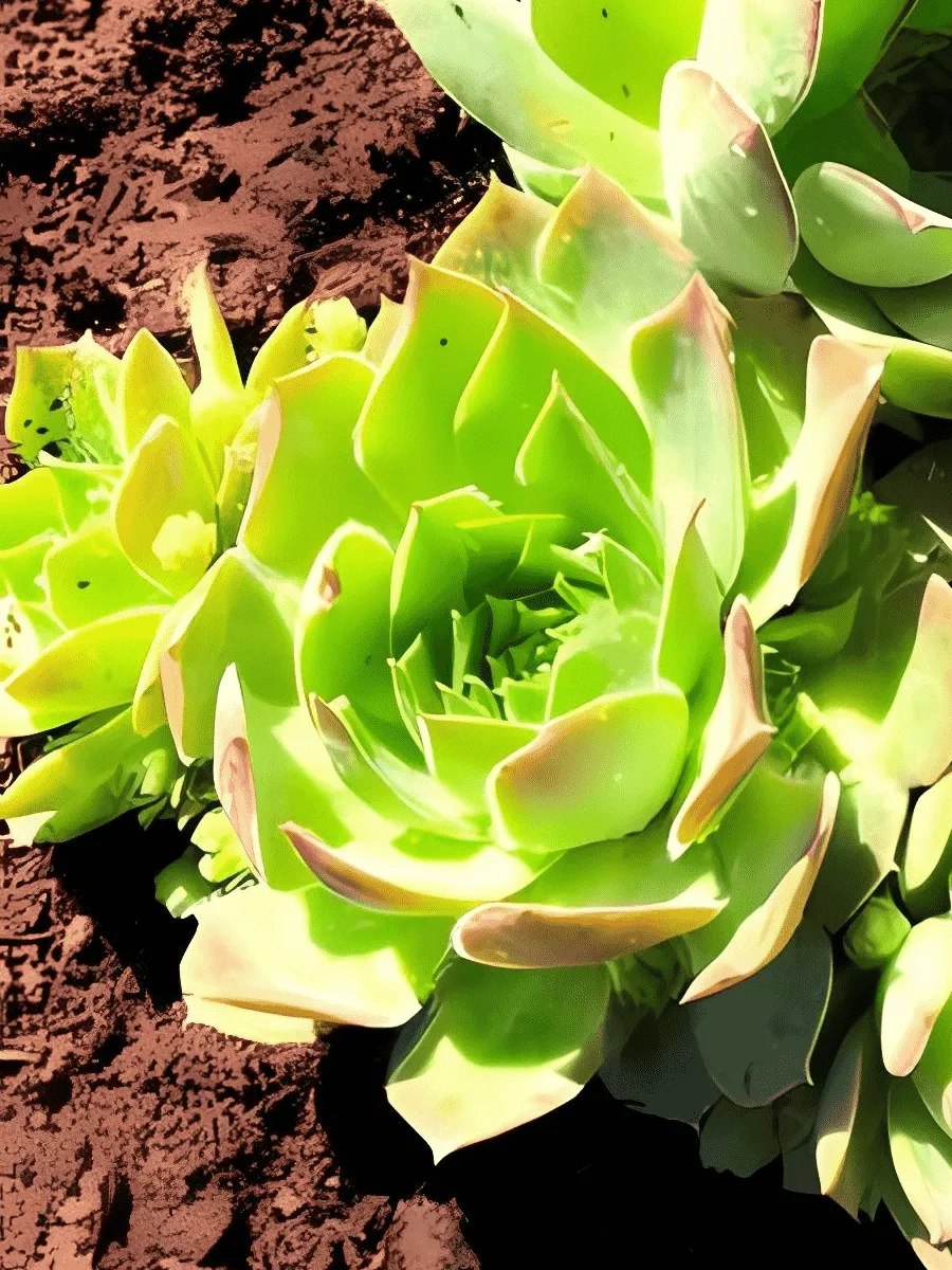 Молодило гибридное Mahogany