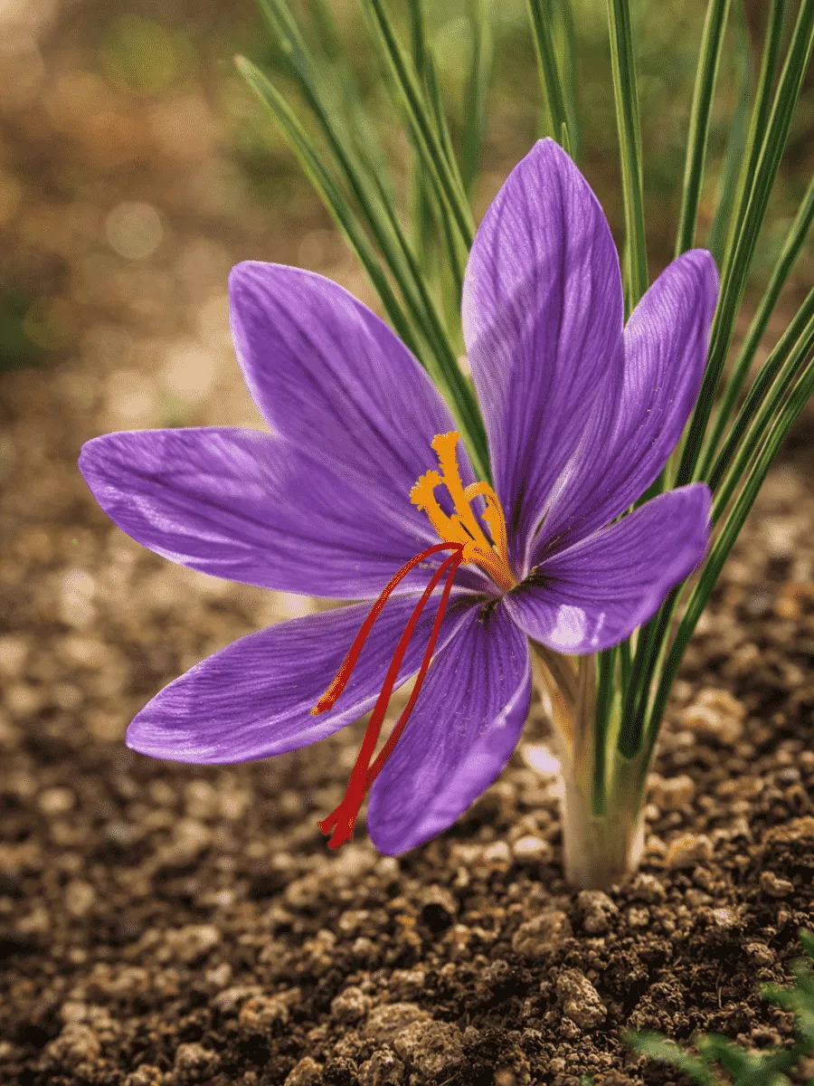 Крокус Ботанический Sativus Saffron