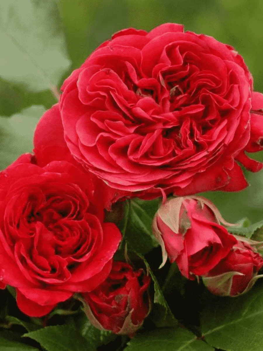 Роза Флорибунда Red Leonardo da Vinci Роза Флорибунда Red Leonardo da Vinci