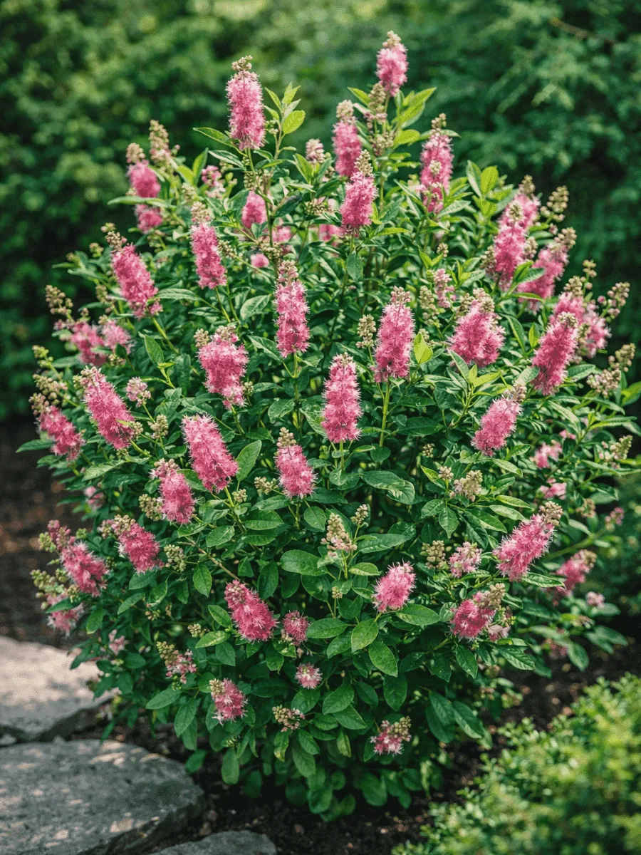 Клетра ольхолистная Pink Spire