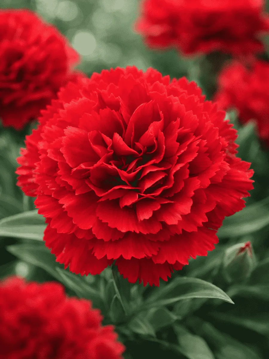 Гвоздика Oscar Dark Red