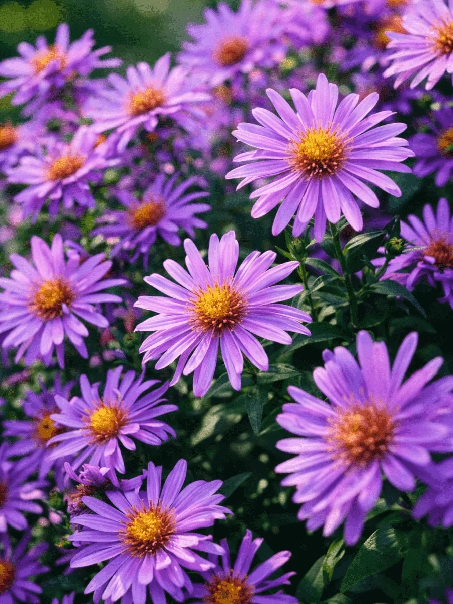 Астра кустарниковая Wood's Purple
